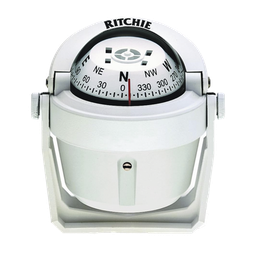 [B-51W] Brújula serie Explorer en color blanco, con iluminación nocturna color verde. | B-51W