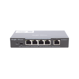 [RG-ES205GC-P] Switch Administrable PoE con 5 puertos Gigabit, 4 PoE 802.3af/at, gestión gratuita desde la nube, 54w | RG-ES205GC-P