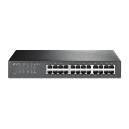 [TL-SG1024D] Switch Gigabit no administrable de 24 puertos 10/100/1000 Mbps para escritorio/rack | TL-SG1024D