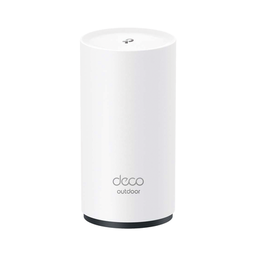 [DECOX50-OUTDOOR] Router Inalámbrico MESH Exterior para Hogar / Doble Banda Wi-Fi 6 AX3000 Mbps / 2 Puerto Gigabit WAN/LAN / Puertos PoE 802.3 af/at Entrada / 2 Antenas Internas / Protección IP65 / Administración Mediante la App Deco (iOS, Android) | DECOX50-OUTDOOR