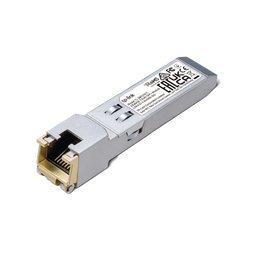 [TL-SM5310-T] Transceptor mini-GBIC SFP+ RJ45 / Admite 10GBASE-T, 5GBASE-T, 2.5GBASE-T, 1000BASE-T y 100BASE-TX /  Distancia Hasta 30 metros / Conector RJ45 (10G) | TL-SM5310-T