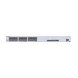 [S310-24P4S] Switch de Distribución/Core Gigabit Administrable PoE Capa 3 / 24 puertos 10/100/1000 Mbps (PoE) / 4 Puertos 1GE SFP Uplink / ERPS / Rutas Estáticas / iStack / PoE Perpetuo / 400W / Administración Nube Gratis | S310-24P4S