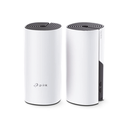 [DECOM4-2PACK] KIT 2 Routers Inalámbricos MESH Interior para Hogar / Doble Banda Wi-Fi 5 AC1200 Mbps / 2 Puerto Gigabit WAN/LAN / 2 Antenas Internas / Administración Mediante la App Deco (iOS, Android) | DECOM4-2PACK