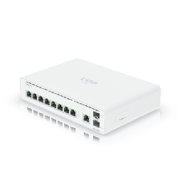 [UISP-CONSOLE] Consola UISP de Ubiquiti / Gateway y Switch de Red Gigabit / Controlador con Plataforma UISP para gestión remota de WISP (airMAX, airFiber, uFiber, LTU, edgeMAX, airCube) / 128 GB SSD / (1) WAN 1GbE / (1) WAN SFP+10G / (8) puertos LAN GbE RJ45 | UISP-CONSOLE
