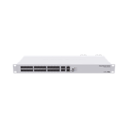 [CRS326-24S+2Q+RM] Cloud Router Switch, Sistema Operativo Dual 24 Puertos 10G SFP+, 2 Puertos 40G QSFP+ | CRS326-24S+2Q+RM