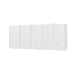 [POE-24-12W-5P] 5 Unidades del Adaptador PoE Ubiquiti de 24 VDC, 0.5 A con puerto Gigabit, color blanco | POE-24-12W-5P