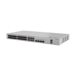 [S310-24ST4X] Switch de Distribución/Core Gigabit Administrable  Capa 3 / 24 puertos 1GE SFP ( Combo con 8 Puertos 10/100/1000 Mbps) / 4 Puertos 10GE SFP+ Uplink / ERPS / Rutas Estáticas / iStack / Administración Nube Gratis | S310-24ST4X