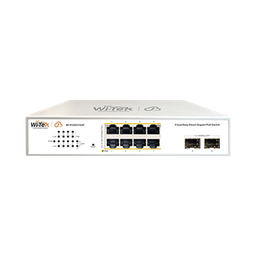 [WI-PCES310GF] Switch Administrable PoE  / 8 puertos PoE af/at Gigabit /  2 x SFP Gigabit / Administración Cloud Gratuita / Presupuesto 120 W | WI-PCES310GF