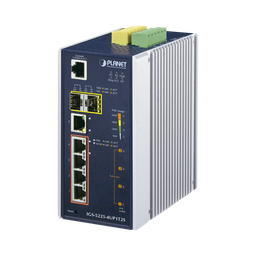 [IGS-5225-4UP1T2S] Switch Industrial Administrable 4 Puertos Gigabit c/Ultra PoE 802.3af/at, 2 Puertos SFP | IGS-5225-4UP1T2S