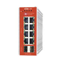 [WI-PCMS310GF-I] Switch L2+ PoE Industrial / Administración Cloud-Web-CLI / 8 Puertos PoE af/at 100/1000 Mbps / 2 Puertos SFP Gigabit / Presupuesto PoE 120 W / Protocolo ERSP (redundancia enlaces) | WI-PCMS310GF-I