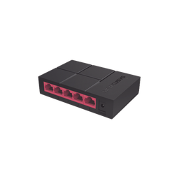 [MS105G] Switch NO Administrable / Para escritorio / Carcasa de Plástico / 5 puertos 10/100/1000 Mbps / Diseño Compacto / Plug and Play | MS105G