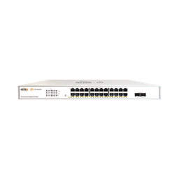 [WI-PCES326GF] Switch Administrable PoE  / 24 puertos PoE af/at Gigabit /  2 x SFP Gigabit / Administración Cloud Gratuita / Presupuesto 370 W | WI-PCES326GF
