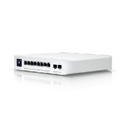 [USW-ENTERPRISE-8-POE] UniFi Switch Empresarial Capa 3 de 8 Puertos PoE 802.3af/at 2.5G + 2 Puertos 1/10G SFP+, 120W, Pantalla Informativa | USW-ENTERPRISE-8-POE