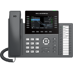 [GRP2636] TELÉFONO IP PROFESIONAL DE 12 LÍNEAS / 24 TECLAS DE EXTENSIÓN PROGRAMABLES / WI-FI 6 / POE INTEGRADO / PANTALLA LCD 4.3 PULGADAS / SEGURIDAD DE NIVEL EMPRESARIAL / BLUETOOTH INTEGRADO / COMPATIBLE CON GDMS / AUDIO HD CON NOISE-SHIELD | GRP2636