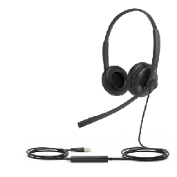 [UH34-DUAL-UC] Diadema Alámbrica UH34 Dual de Yealink USB Compatible con Teléfonos IP y Computadoras. | UH34-DUAL-UC