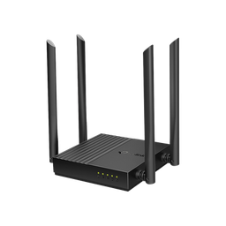 [ARCHERC64] Router Inalámbrico AC 1200 / Doble Banda MU-MIMO / 1 puerto WAN 10/100/1000 Mbps / 4 puertos LAN 10/100/1000 Mbps / Compatible con EasyMesh / Administración Web o App Tether | ARCHERC64