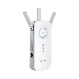 [RE450] Repetidor / Extensor de Cobertura WiFi AC, 1750 Mbps, doble banda 2.4 GHz y 5 GHz, con 1 puerto 10/100/1000 Mbps, 3 antenas externas | RE450