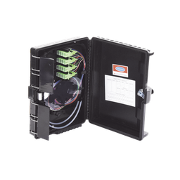 [LP-FAT16] Cierre de Empalme para 24 Fusiones de Fibra Óptica, Interior/Exterior, con 16 Acopladores SC/APC y Splitter 1x16 SC/APC Incluido, IP65 | LP-FAT16