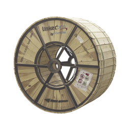 [OC-ADSS-12C-S200/4KM] Carrete de 4 km de Fibra Óptica Aérea (ADSS) G.652D, Monomodo de 12 Hilos, Exterior, Span 200, Loose Tube | OC-ADSS-12C-S200/4KM