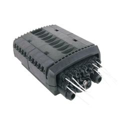 [LP-FAT16DB] Caja de Distribución de Fibra Óptica para 24 Empalmes con 16 Acopladores SC/APC. Enterrado Directo, IP68, Splitter 1x16 Incluido con Conectores SC/APC | LP-FAT16DB