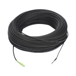 [LP-200-SCA] Rollo de Fibra Óptica Drop Redonda G657A2 Monomodo Simplex de 200 Metros con Conectores SC/APC-SC/APC para Instalaciones Aéreas, Subterráneas o a la Intemperie | LP-200-SCA