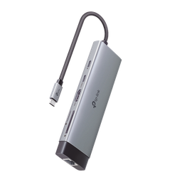 [UH9120C] Adaptador HUB 9 en 1, 1 puerto USB-C entrada, 1 puerto HDMI 4K, 1 puerto Ethernet Gigabit, 1 puerto SD y MicroSD, 1 puerto USB-C y 3 puertos USB-A | UH9120C