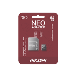 [HS-TF-C1/64G/NEO/A] Memoria microSD con Adaptador Ideal para Celular o Tablet / 64 GB / Multipropósito | HS-TF-C1/64G/NEO/A