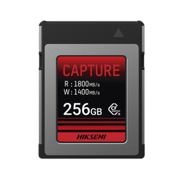 [HS-CFE-E300/256G] Memoria CFexpress tipo B / Clase 10 de 256 GB / Especializada para Cámaras de Fotografía y Video  / 1800 MB/s Lectura / 1400 MB/s Escritura | HS-CFE-E300/256G
