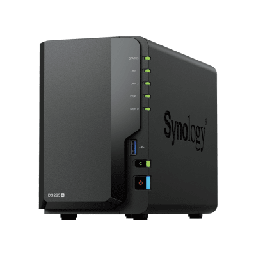 [DS225+] NAS DiskStation DS225+ | 2 Bahías | Intel Celeron J4125 | 2 GB DDR4 | Hasta 40 TB | Puertos 1GbE y 2.5GbE | USB 3.2 Gen 1 | Compatible con RAID | Synology DSM. | DS225+