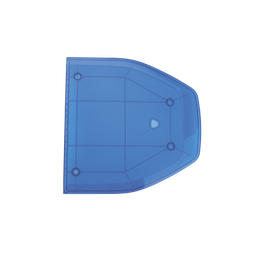 [9ALRDNL21000] Domo lateral de reemplazo para barra de luces SP216 de la Marca SignalPro, Color Azul | 9ALRDNL21000