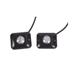 [X1212RB] Estrobos Ocultos de 12 LED cada una, Color Rojo/Azul, Ideales para Vehículos Encubierto | X1212RB