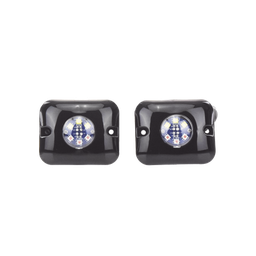 [X12AW] Estrobos Ocultos de 6 LED, Color ámbar / claro | X12AW