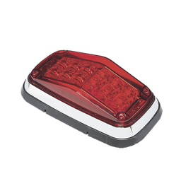 [XT1885R] Luz de advertencia 8 X 4", Color Rojo, IP67, SAE, Ideal para Ambulancias | XT1885R