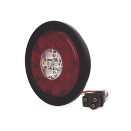 [ED3040AW] Plafón Circular de 5.4" Para Camiones de Transporte, 16 LED Ultra Brillantes, Color Rojo/Claro/Ambar | ED3040AW