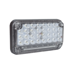 [XLTE2335W] Luz de Advertencia de 7X4", Color Claro, Con Luz de Trabajo, Ideal para Ambulancias | XLTE2335W